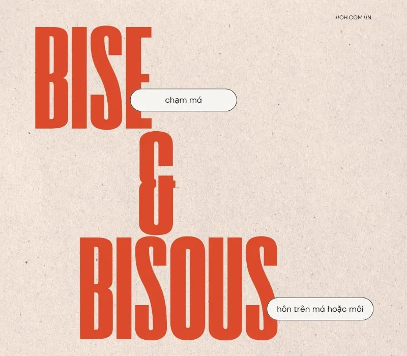 Nụ Hôn Bisou là gì? So sánh nụ hôn Bise và Bisous.