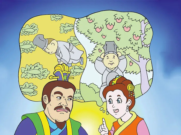 Ruộng dưa và cây mận