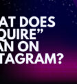 Nút Inquire trên Instagram