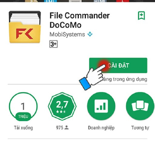 File Commander hỗ trợ kết nối Wi-Fi Direct giữa các điện thoại khác hãng